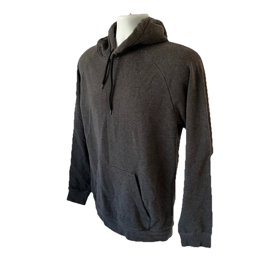 H&M Men's Pullover Hoodie Black Size Small Front Pouch Good Condition